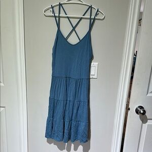 VENUS Sky Blue Strappy Dress